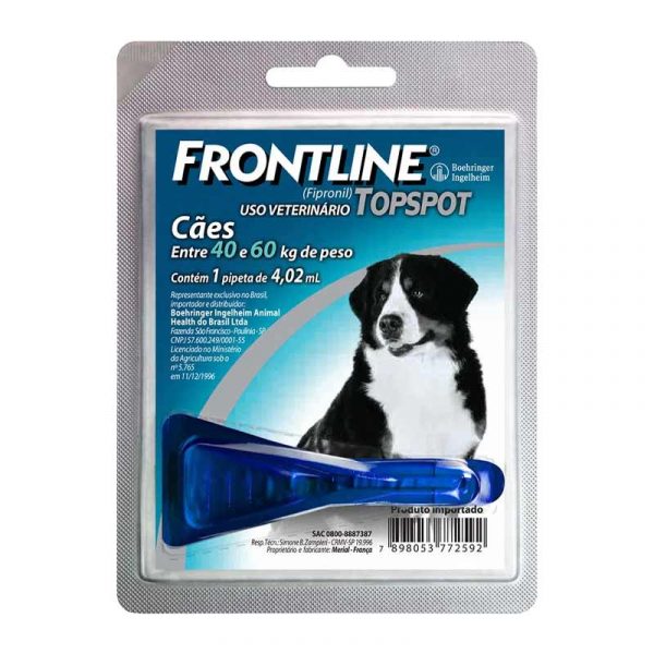 frontline spot pipeta 4.02 ml de 40 kg a 60 kg